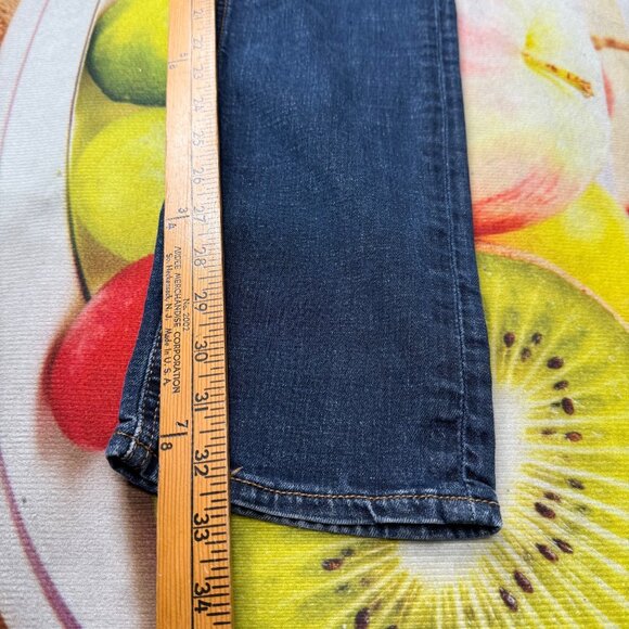 Express Jeans Mens 32 X 34 Blue Rocco Slim Fit Straight Leg Denim Jeans - Picture 7 of 12